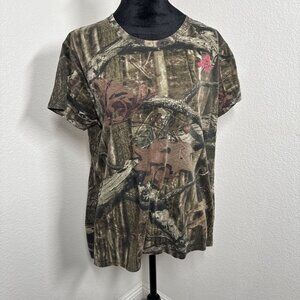 Mossy Oak‎ Break-Up Infinity Womens Camo T-Shirt XL Cotton/Polyester